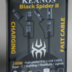 Keanos® Black Spider II 240WATT 6 IN 1 High Tech Καλώδιο Φόρτισης USB Συσκευών