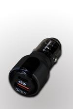 Keanos® BLACK RHINO 75Watt 2 + 1 Φορτιστής Αυτοκινήτου (Μαύρος) - Image 2