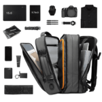 Bange® Σακίδιο πλάτης Σακβουαγιάζ Χειραποσκευή 45LT Laptop 17,3” 1908 Γκρί - Image 12