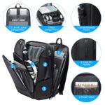 Bange® Σακίδιο πλάτης Σακβουαγιάζ 45LT 17.3″ 22005 Μαύρο - Image 14