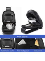 Bange® Τσαντάκι ώμου χιαστί 6LT 22085 PLUS Μαύρο - Image 2