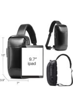 Bange® Τσαντάκι ώμου χιαστί 6LT 22085 PLUS Μαύρο - Image 3