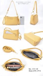 Pierre Loues® Τσάντα Χιαστί / Χειρός 1,5LT 514-48 Μπορντό - Image 3