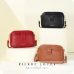 Pierre Loues® Γυναικεία Τσάντα Χιαστί 1,5LT 614-64 Κόκκινη - Image 4