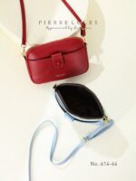 Pierre Loues® Γυναικεία Τσάντα Χιαστί 1,5LT 614-64 Κόκκινη - Image 6