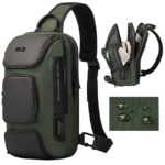 Bange® Τσαντάκι ώμου χιαστί 9LT 7086 Χακί - Image 8