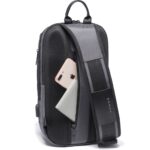 Bange® Τσαντάκι ώμου χιαστί 9LT 7086 Γκρί - Image 2