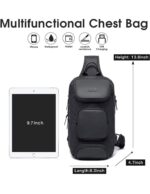 Bange® Τσαντάκι ώμου χιαστί 9LT 7086 Μαύρο - Image 7