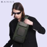 Bange® Τσαντάκι ώμου χιαστί 9LT 7086 Χακί - Image 12