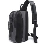 Bange® Τσαντάκι ώμου χιαστί 9LT 7086 Γκρί - Image 9