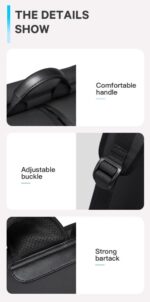 Bange® Σακίδιο πλάτης 11LT Laptop 14” 7252 Μαύρο - Image 13