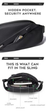 Bange® τσάντα μέσης Bange 4,5lt 7295 Μαύρη - Image 6