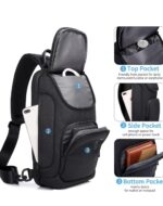 Bange® Τσαντάκι ώμου χιαστί 6,5LT 7565 Μαύρο - Image 10