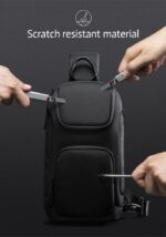 Bange® Τσαντάκι ώμου χιαστί 6,5LT 7565 Μαύρο - Image 4