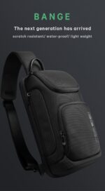 Bange® Τσαντάκι ώμου χιαστί 6,5LT 7565 Μαύρο - Image 6