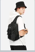 Bange® Τσαντάκι ώμου χιαστί 9LT 77120 Μαύρο - Image 18