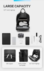 Bange® Τσαντάκι ώμου χιαστί 9LT 77120 Μαύρο - Image 12