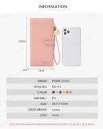 Pierre Loues® Γυναικείο Πορτοφόλι 0,4LT 821-4-1 Μαύρο - Image 8