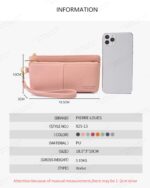 Pierre Loues® Γυναικείο πορτοφόλι 0,5LT 825-13 Καφέ - Image 2