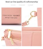 Pierre Loues® Γυναικείο πορτοφόλι 0,5LT 825-13 Καφέ - Image 7