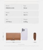 Pierre Loues® Γυναικείο πορτοφόλι 0,5LT 982-17-1 Μαύρο - Image 2