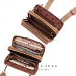 Pierre Loues® Γυναικεία Τσάντα Χιαστί 959-1 Κόκκινη - Image 5