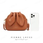 Pierre Loues® Γυναικεία Τσάντα Χιαστί 2,6LT C339-1 Καφέ - Image 6