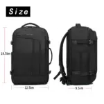 Bange® Σακίδιο πλάτης Travel Overnight Cabin Size 40LT 17,3” 1916 Μαύρο - Image 5