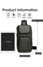 Bange® Τσαντάκι ώμου χιαστί 6,5LT 7565 Χακί - Image 11