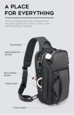 Bange® Τσαντάκι ώμου χιαστί 7,8LT 7566 μαύρο - Image 9