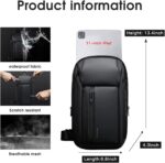 Bange® Τσαντάκι ώμου χιαστί 7,8LT 7566 μαύρο - Image 7