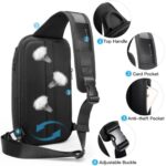 Bange® Τσαντάκι ώμου χιαστί 7,8LT 7566 μαύρο - Image 5