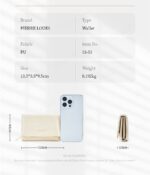 Pierre Loues® Γυναικείο Πορτοφόλι 0,3LT 13-53 Καφέ - Image 7