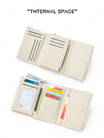 Pierre Loues® Γυναικείο Πορτοφόλι 0,3LT 13-53 Καφέ - Image 4