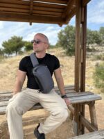 Bange® Τσαντάκι ώμου χιαστί 6LT 22085 Γκρί - Image 16