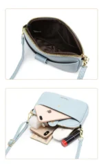 Pierre Loues® Γυναικεία Τσάντα Χιαστί 1,5LT 614-64 Καφέ - Image 7