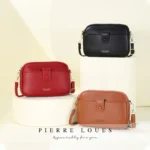 Pierre Loues® Γυναικεία Τσάντα Χιαστί 1,5LT 614-64 Καφέ - Image 3