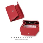 Pierre Loues® Γυναικεία Καρτοθήκη / Πορτοφόλι 805-49 Κόκκινη - Image 3