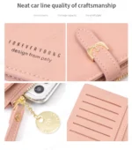 Pierre Loues® Γυναικείο Πορτοφόλι 0,4LT 821-4-1 Κόκκινο - Image 7