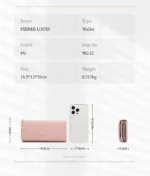 Pierre Loues® Γυναικείο πορτοφόλι 0,5LT 982-12 Πράσινο - Image 2