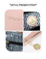 Pierre Loues® Τσάντα Τσάντα Ώμου Shopper 14LT 914-62 Ρόζ - Image 4