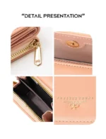 Pierre Loues® Γυναικείο πορτοφόλι 0,1LT C334-16 Ρόζ - Image 4