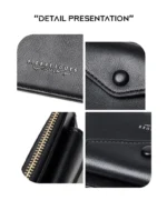 Pierre Loues® Γυναικείο πορτοφόλι 0,12LT PL19-78 Μαύρο - Image 6