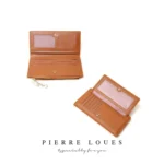 Pierre Loues® Γυναικείο πορτοφόλι 0,5LT PL805-56-1 Καφέ - Image 4