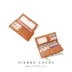 Pierre Loues® Γυναικείο πορτοφόλι 0,5LT PL805-56-1 Καφέ - Image 3