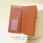 Pierre Loues® Γυναικείο πορτοφόλι 0,5LT PL805-56-1 Καφέ - Image 10