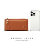 Pierre Loues® Γυναικείο πορτοφόλι 0,5LT PL805-56-1 Καφέ - Image 7