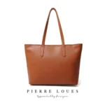 Pierre Loues® Τσάντα Τσάντα Ώμου Shopper 14LT 914-62 Καφέ - Image 6