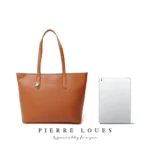 Pierre Loues® Τσάντα Τσάντα Ώμου Shopper 14LT 914-62 Καφέ - Image 5