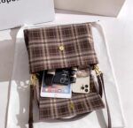 Jacoponnus® Γυναικεία Τσάντα ώμου / χειρός 6,0LT E344 (Brown Grid) - Image 10